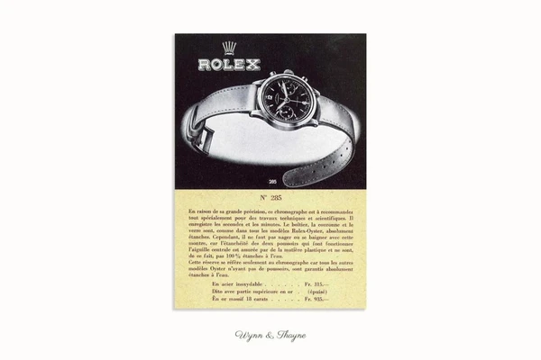 Alte Anzeige von Rolex