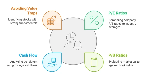 Comment choisir des actions de valeur : Ratio C/B, Ratio C/V, Flux de Trésorerie, Éviter les pièges de valeur