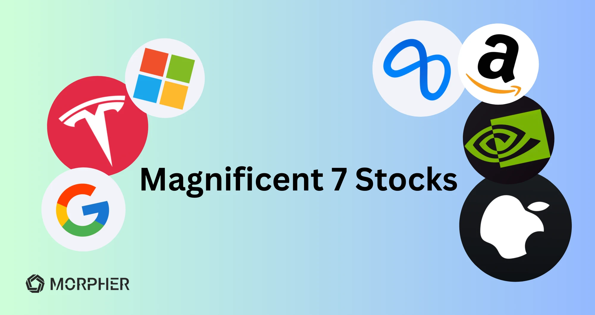 Magnificent 7 Stocks: Tesla, Amazon, Meta, Google, Nvidia, Microsoft.