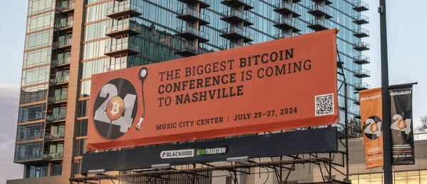 panneaux d'affichage bitcoin à Nashville