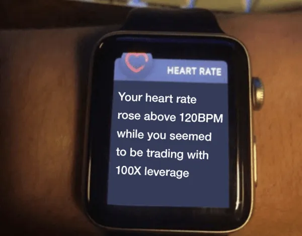 Apple Watch Alert 100x Leverage