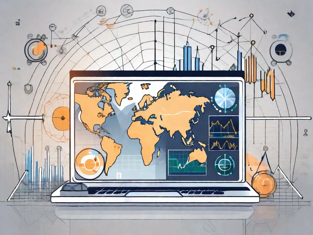 Une plateforme de trading numérique sur un écran d'ordinateur