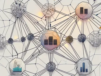 A complex network of interconnected digital mines