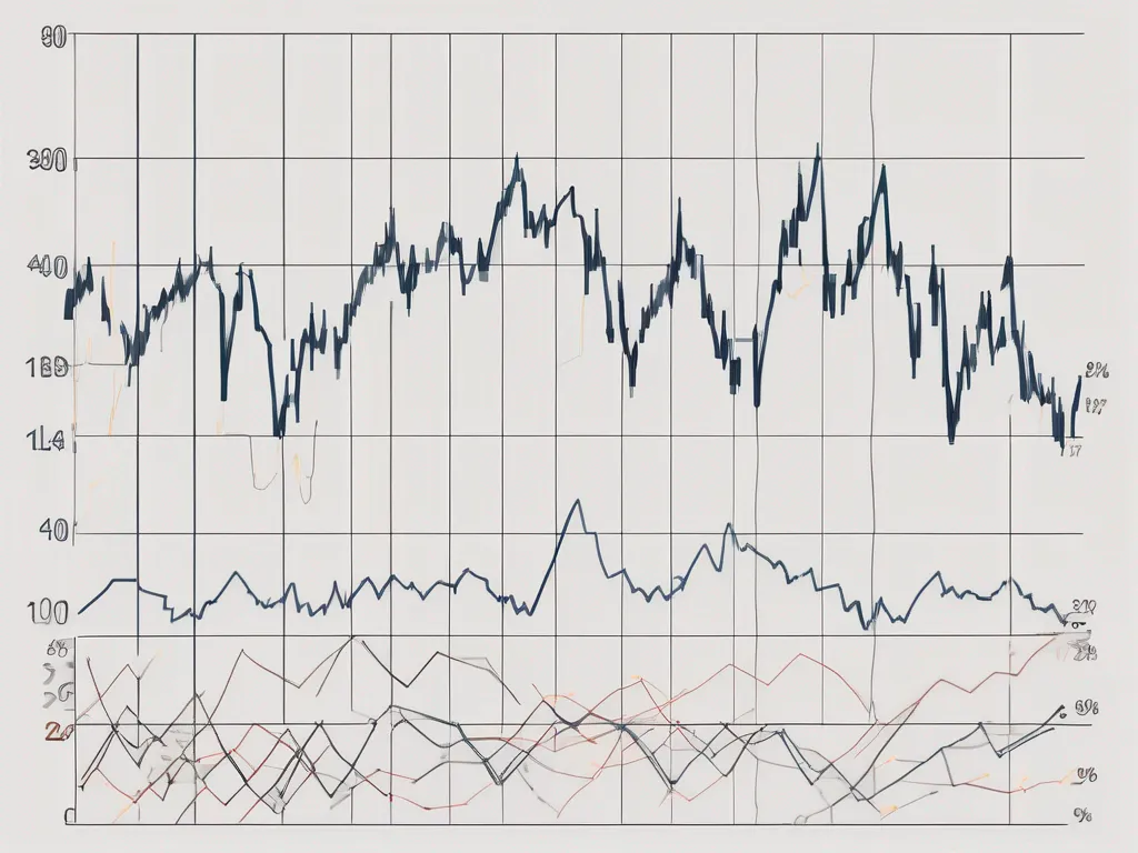 Un graphique avec des lignes fluctuantes et des marqueurs