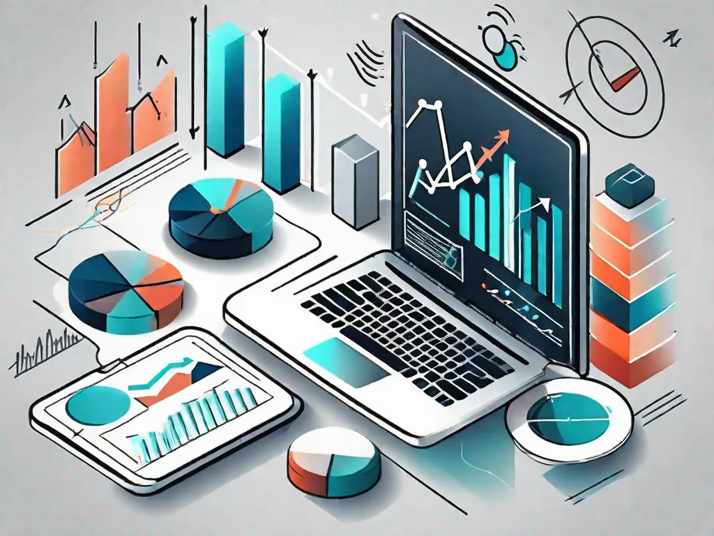 Un marché dynamique avec différents éléments de trading tels que des graphiques