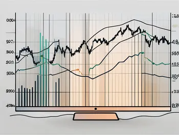 Un écran d'ordinateur affichant un graphique avec des lignes fluctuantes