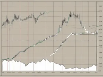 Ein detailliertes und dynamisches Diagramm mit schwankenden Linien und Markierungen, die den KST (Know Sure Thing) Indikator anzeigen.