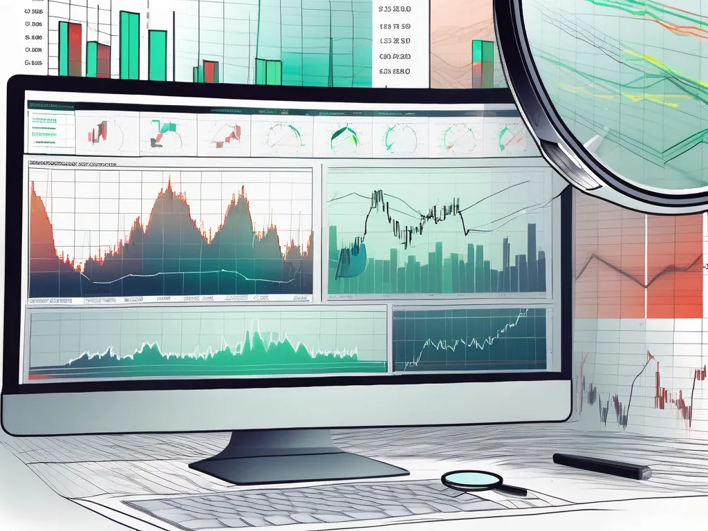 A computer screen displaying multiple forex trading charts