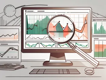 Ein Computerbildschirm, der eine Vielzahl von Grafiken und Diagrammen im Zusammenhang mit Handelsstrategien anzeigt