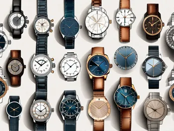 Several luxury watches of varying styles and designs