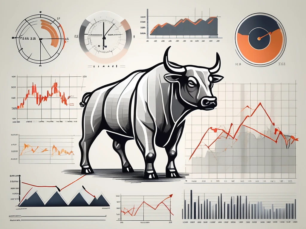 Varios gráficos financieros