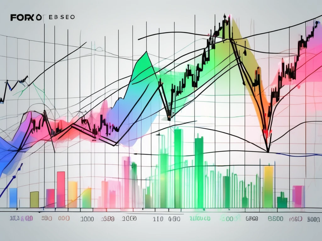 Varios tipos diferentes de indicadores de forex como líneas de tendencia