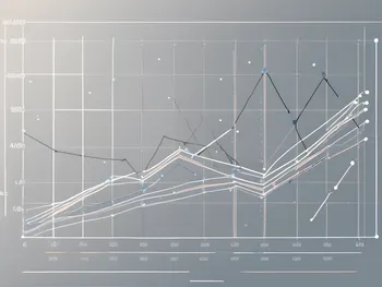 A graph with a regression line