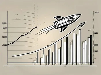 Un graphique boursier en pleine ascension