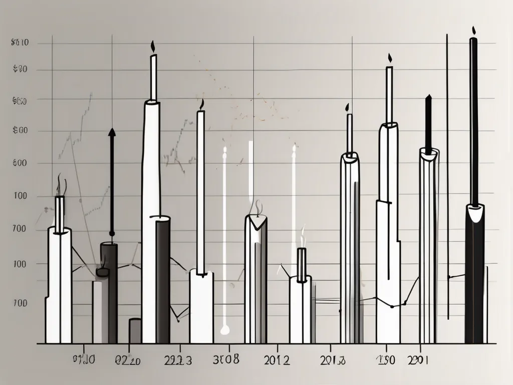 Two candlestick charts side by side