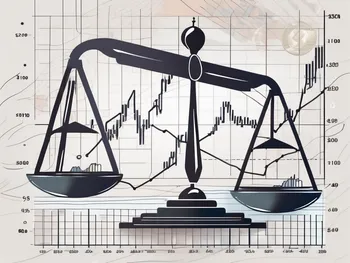 A balanced scale with various currency symbols on both sides