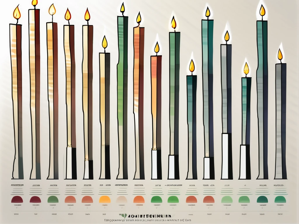 Un gráfico de velas Heikin Ashi