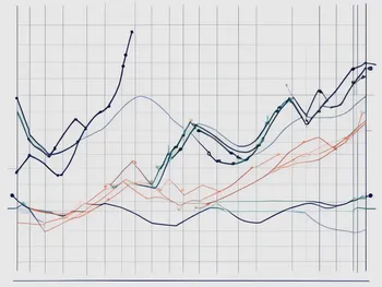 A dynamic line graph