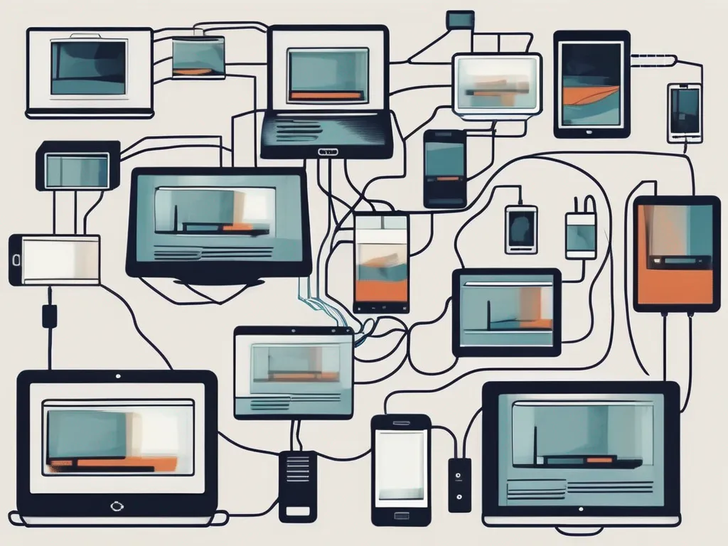 Différents appareils technologiques tels que les ordinateurs