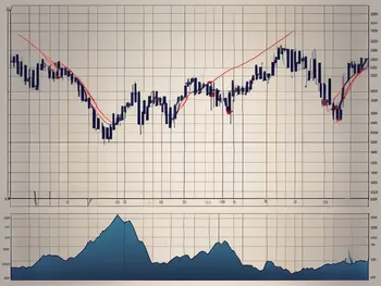 A dynamic forex market chart with highlighted exponential moving average (ema) line