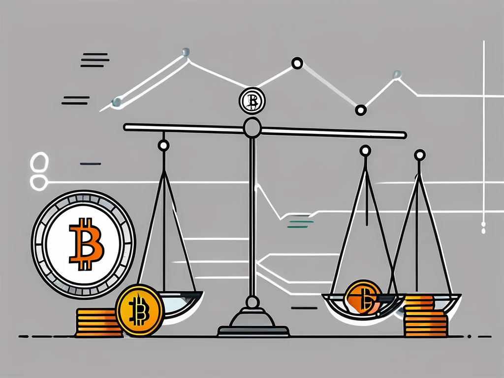 A digital interface displaying various cryptocurrency symbols