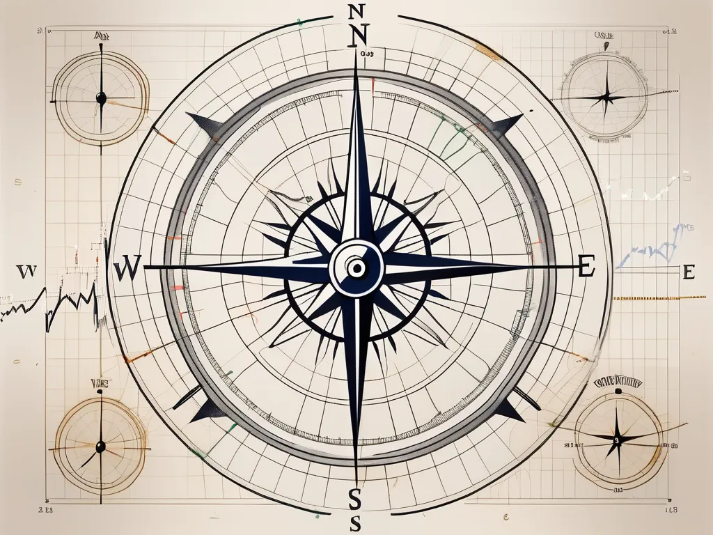 Ein Aktienchart mit signifikanten Lücken zwischen den Werten