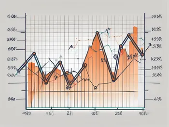 Two intersecting lines on a graph