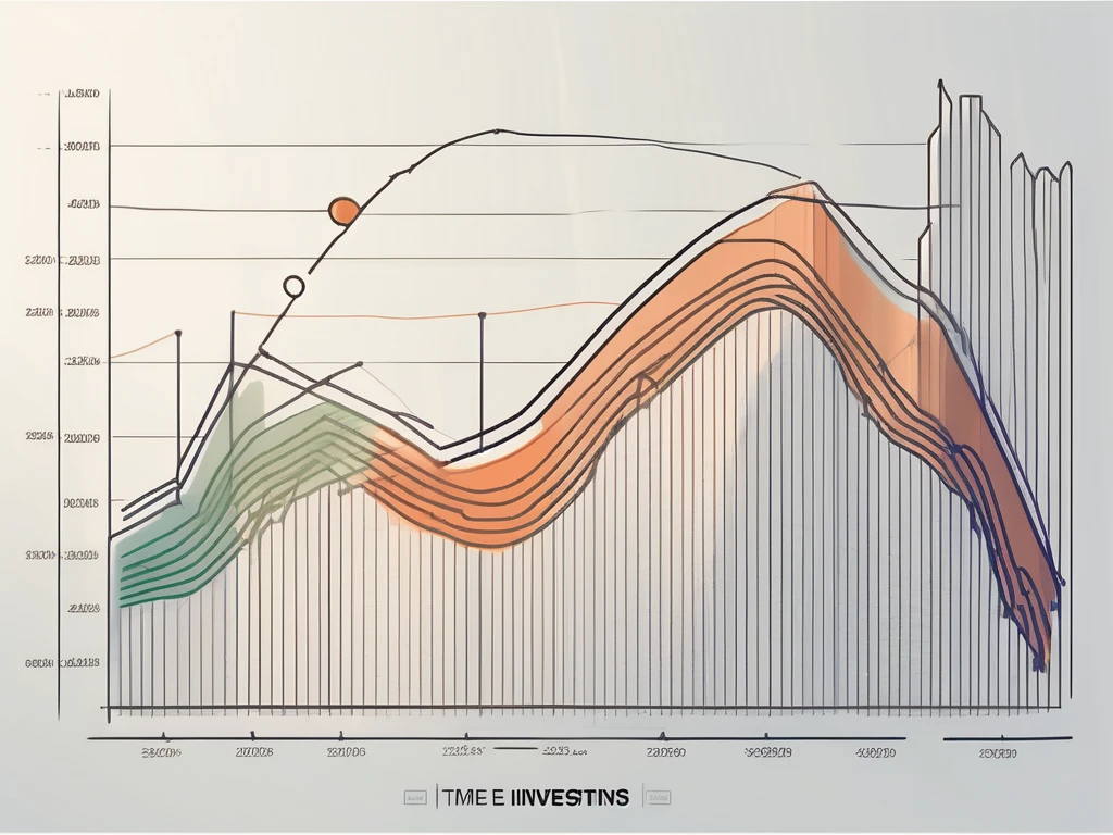 A dynamic graph depicting the growth of investments over time