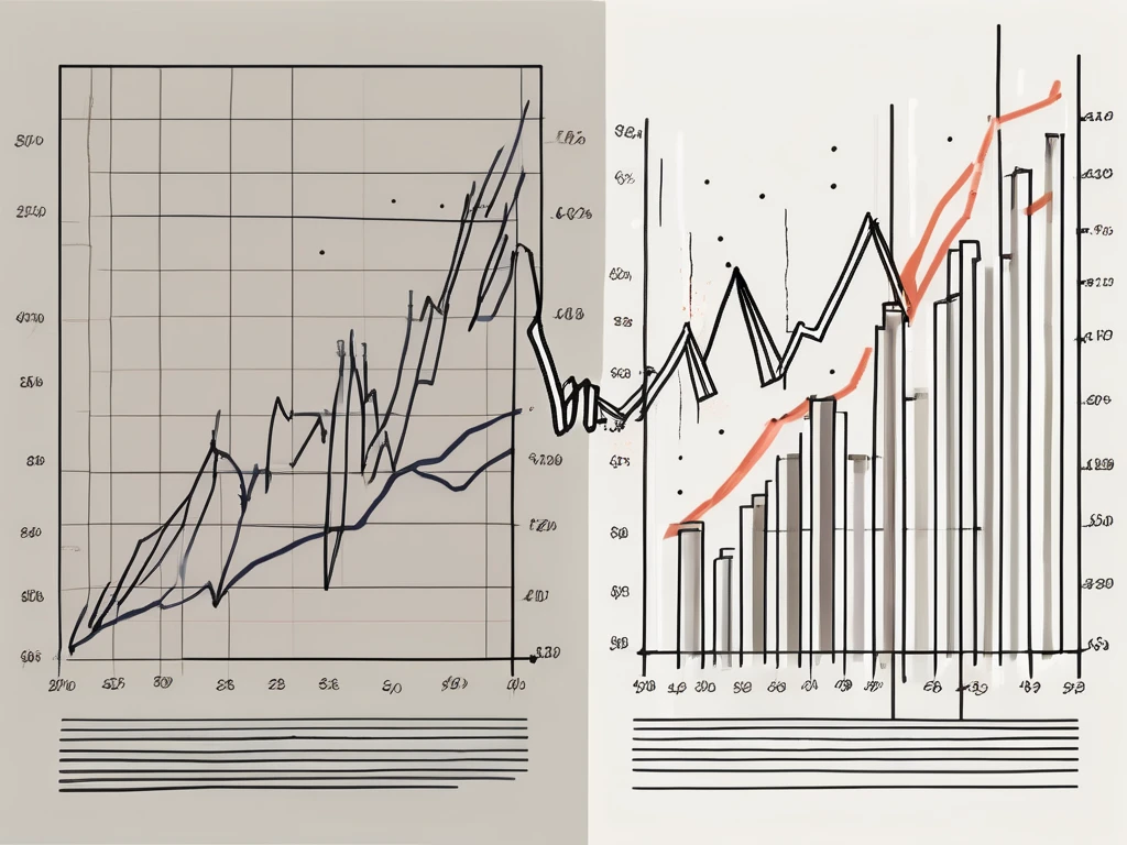 Dos gráficos contrastantes