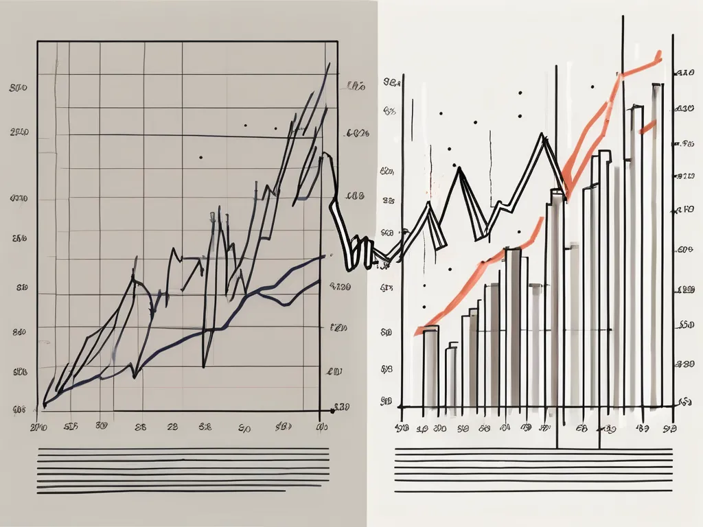 Deux graphiques contrastants