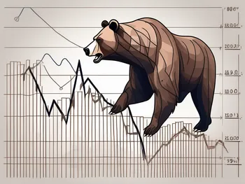 Медведь и бык на изменяющейся графической линии