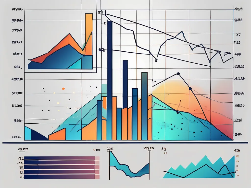 Cuatro gráficos de trading distintos