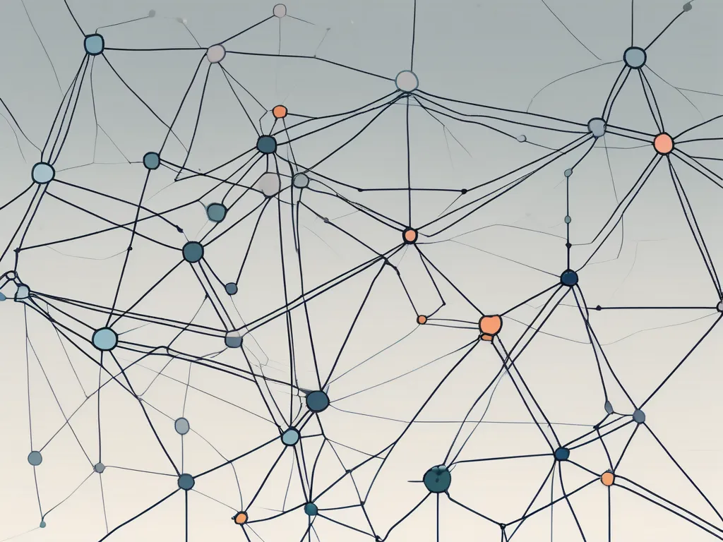 Un réseau de nœuds interconnectés