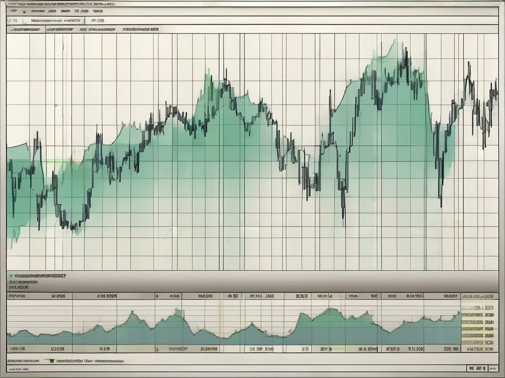 A computer screen displaying a detailed stock market chart with the cci (commodity channel index) indicator prominently highlighted