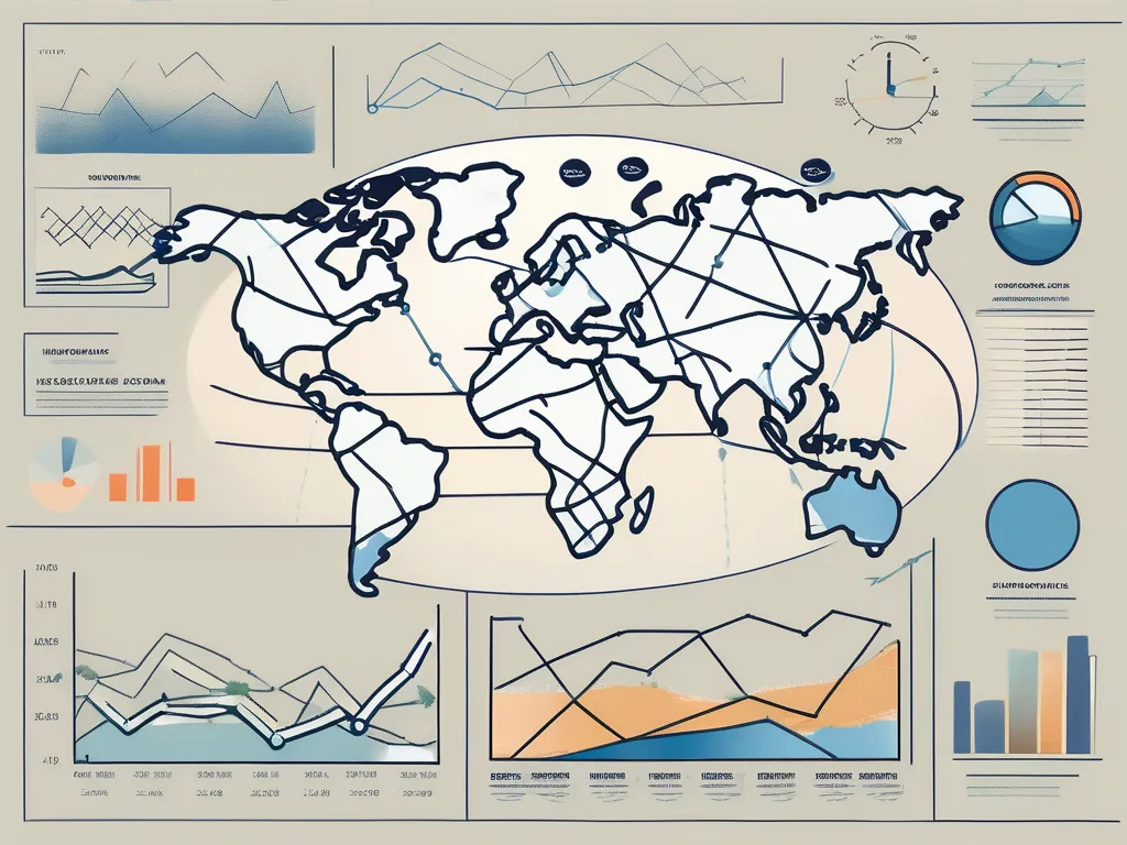 Varios indicadores económicos como gráficos