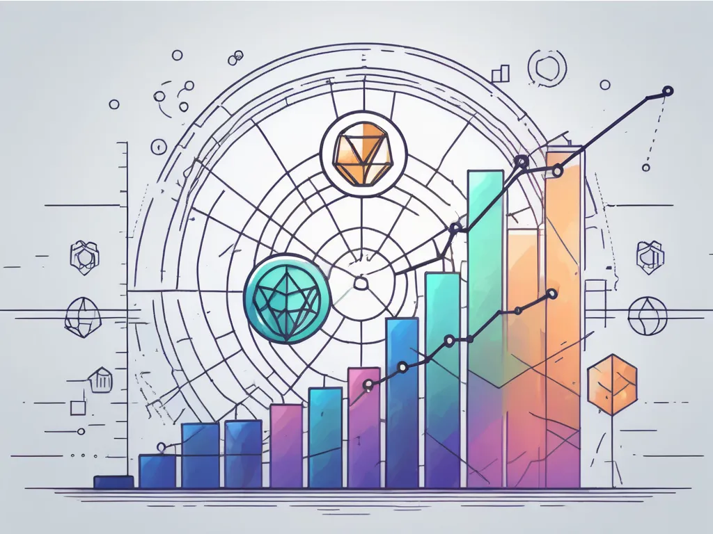 A rising graph symbolizing the growth of mev crypto