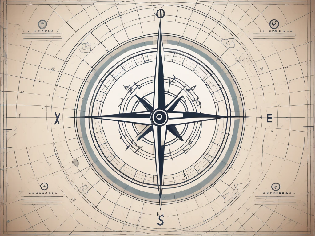 A detailed point and figure chart with various x and o patterns on a grid