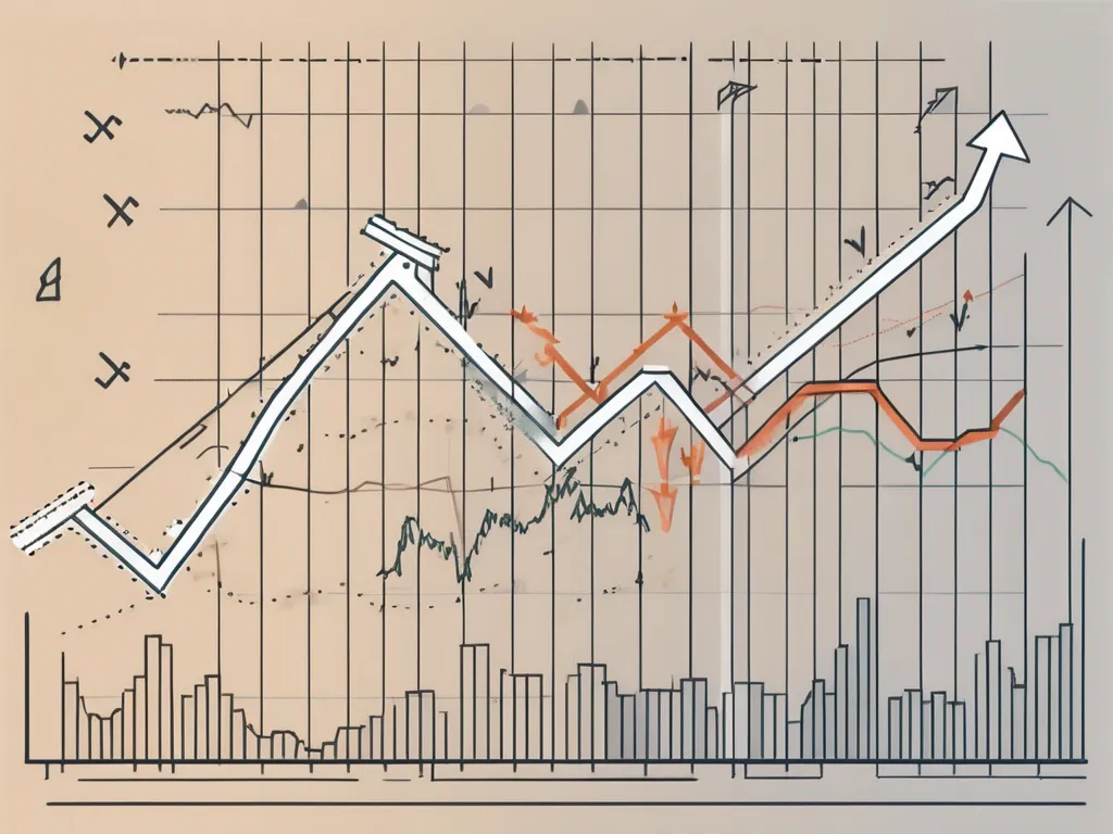 Un gráfico en espiral ascendente y descendente que representa los rendimientos de la inversión