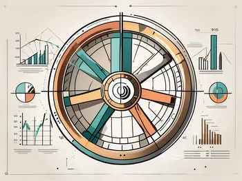 A wheel divided into segments