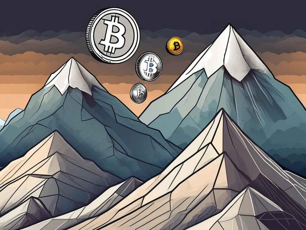 Various cryptocurrencies like bitcoin