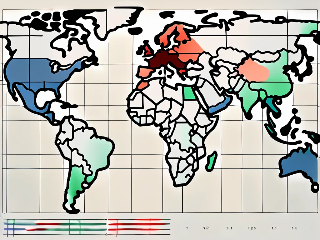 Ein dynamisches Devisenhandelsdiagramm mit Ichimoku Kinko Hyo-Indikatoren wie dem Kijun-Sen.