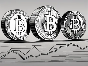 Various cryptocurrencies such as bitcoin