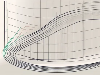 Un graphique avec une courbe représentant une fonction