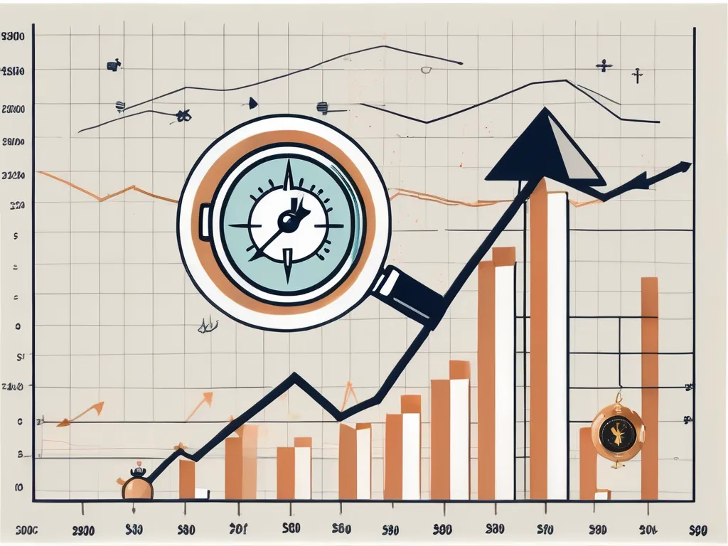 Ein Diagramm, das den Aufwärtstrend des S&P 500 Index zeigt