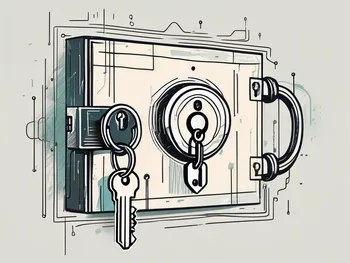 A lock and key integrated into a digital contract