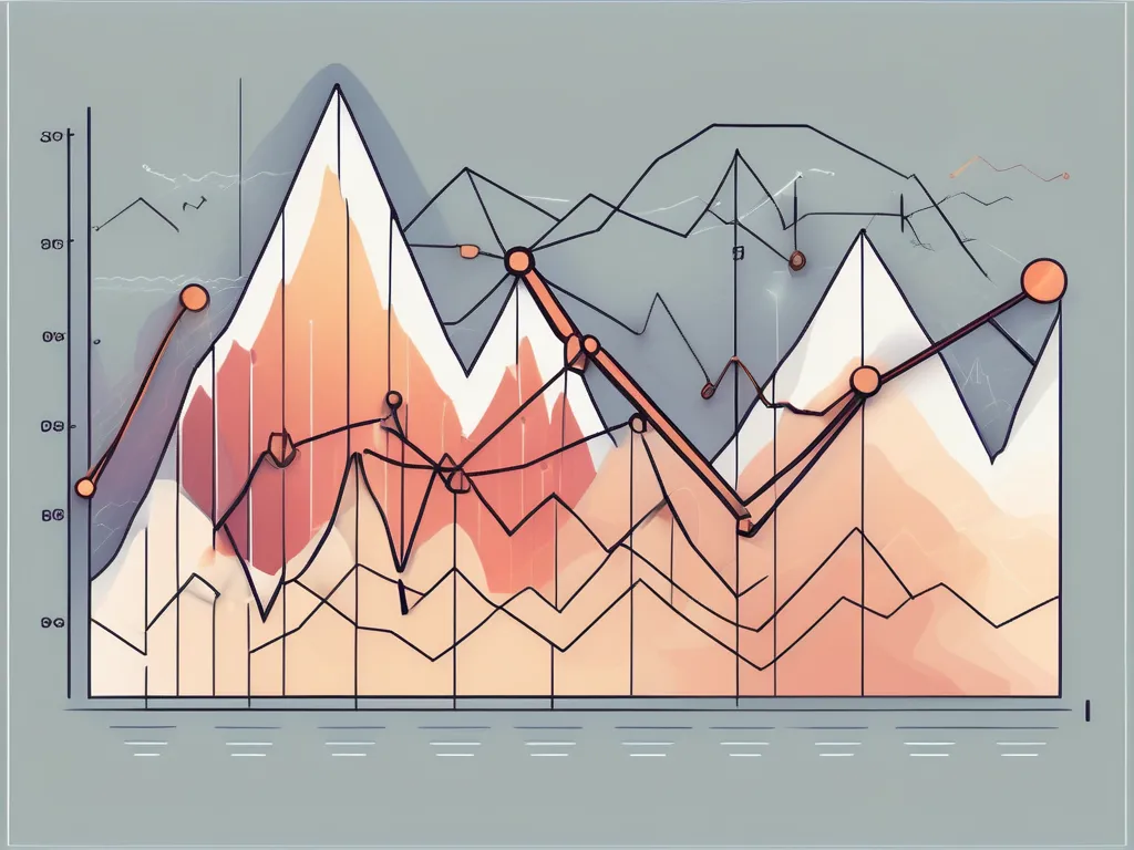 Un graphique dynamique avec divers sommets et creux