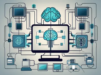 Verschiedene technologische Geräte wie Computer