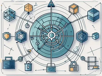 A chain of interconnected blocks