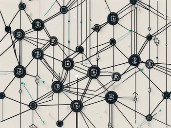 Un vaste réseau de nœuds numériques interconnectés