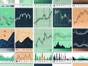 Une variété de graphiques d'analyse technique